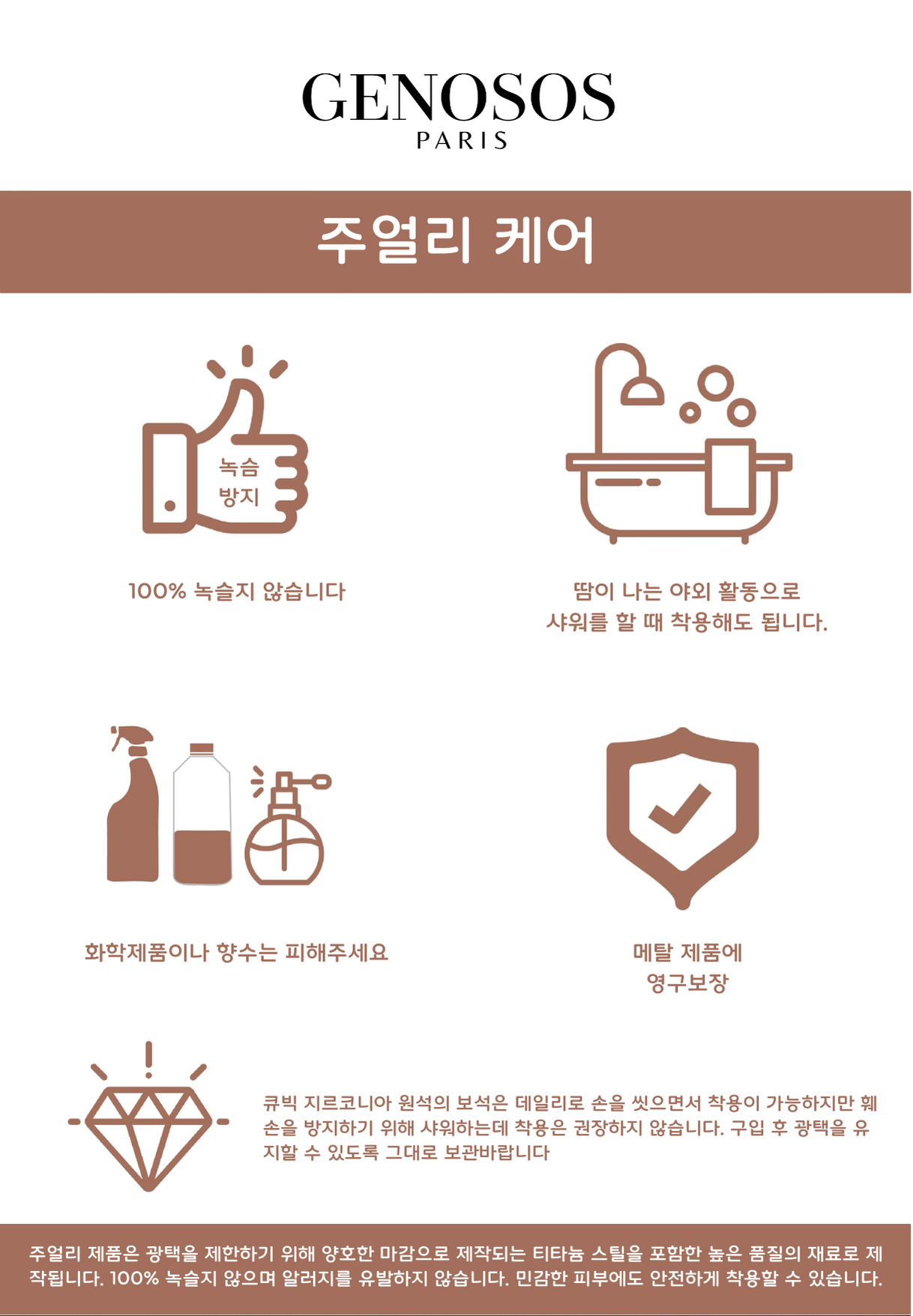 기적의 축복 부적 체인 목걸이