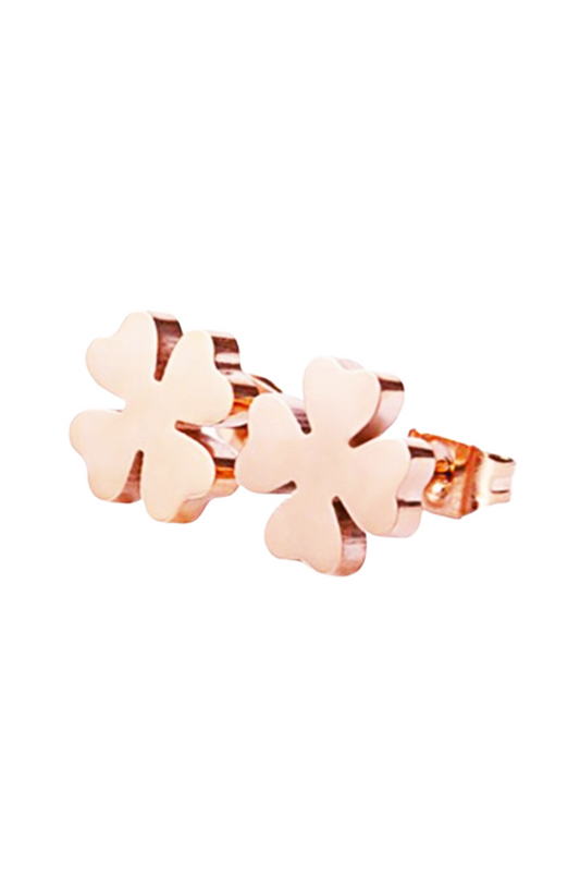 데스티니 데인티 네잎 클로버 스터드 귀걸이